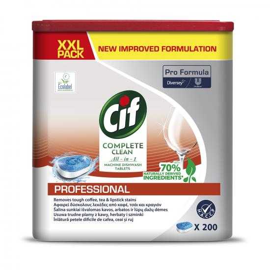 Cif Pro Formula All in 1 Tablets 200db  gépi mosogatótabletta