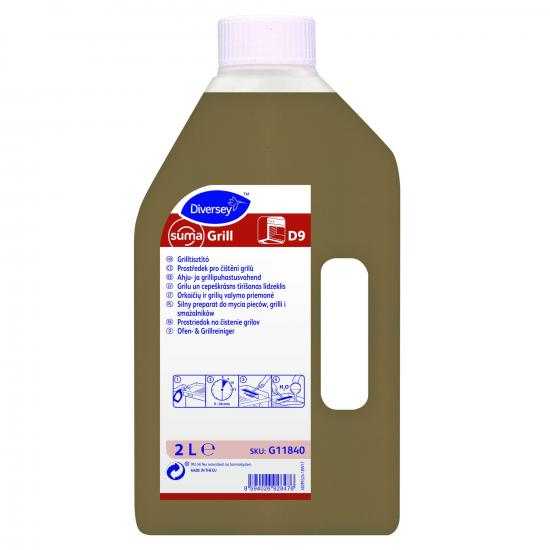 Suma Grill D9 - Sütő- és grilltisztító 2 liter